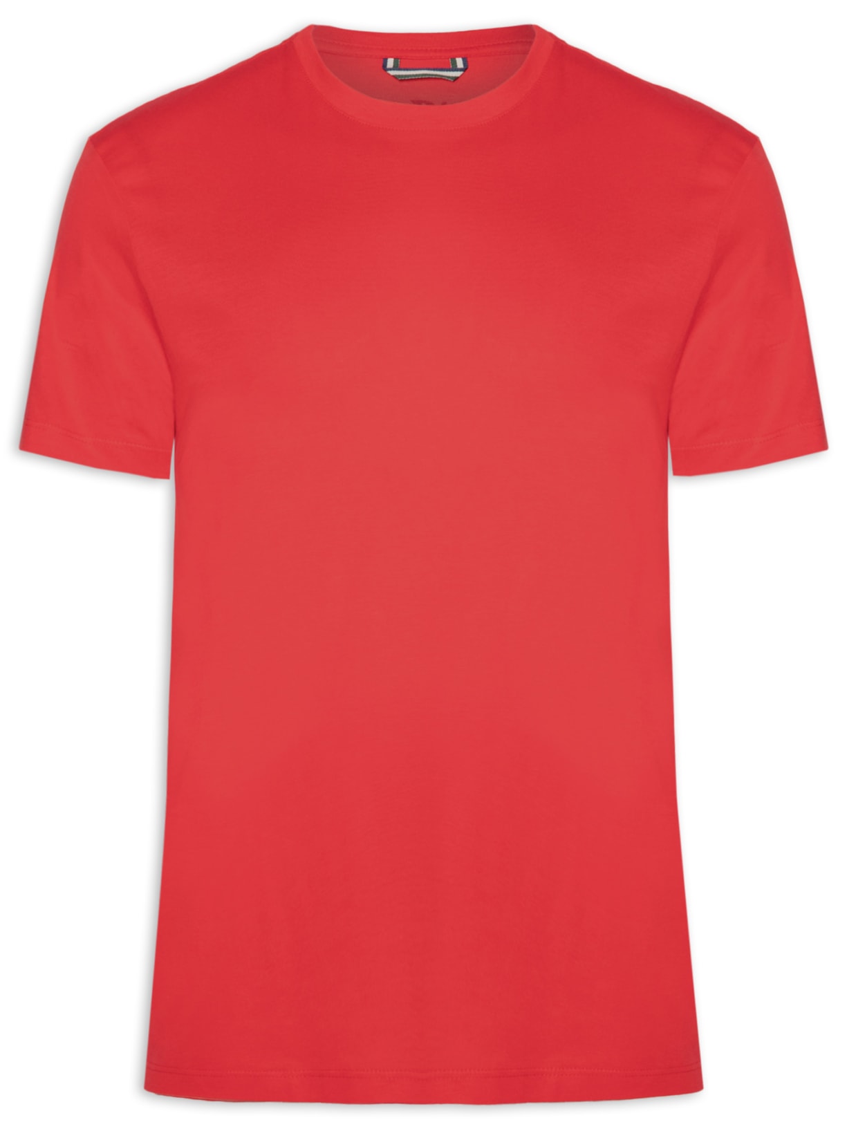 Camiseta Masculina Manga Curta Cores - Vermelho
