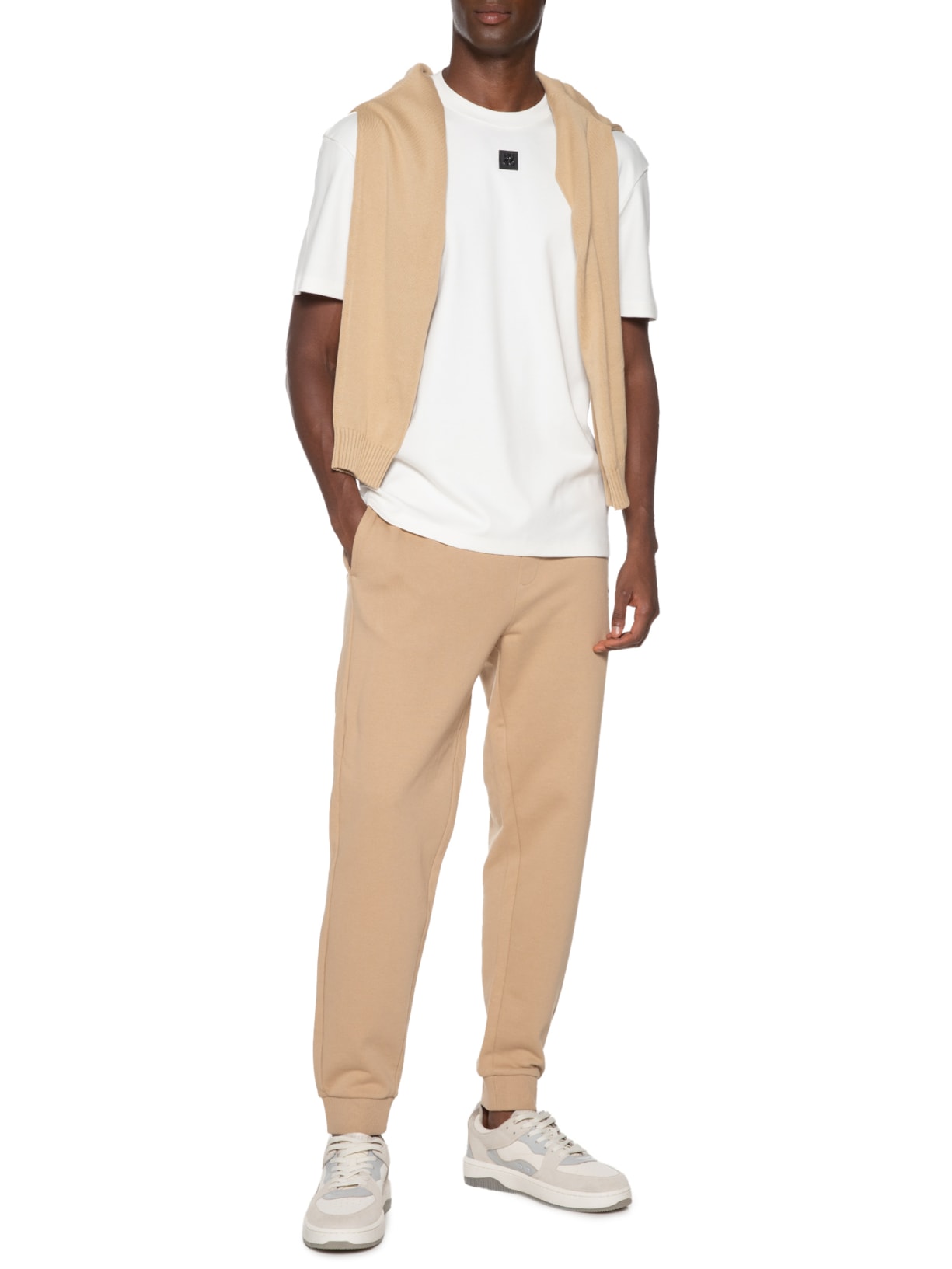 Camiseta Masculina Manga Curta Dalile Branco Hugo