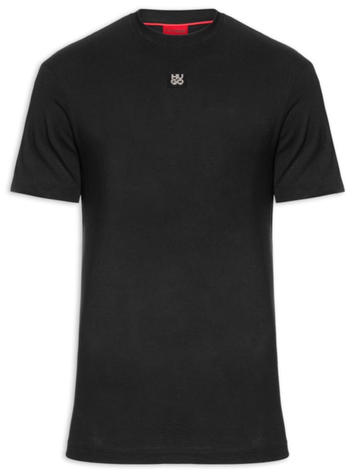 Camiseta Masculina Manga Curta Dalile - Preto