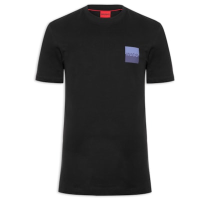 Camiseta Masculina Manga Curta Dapusi - Preto