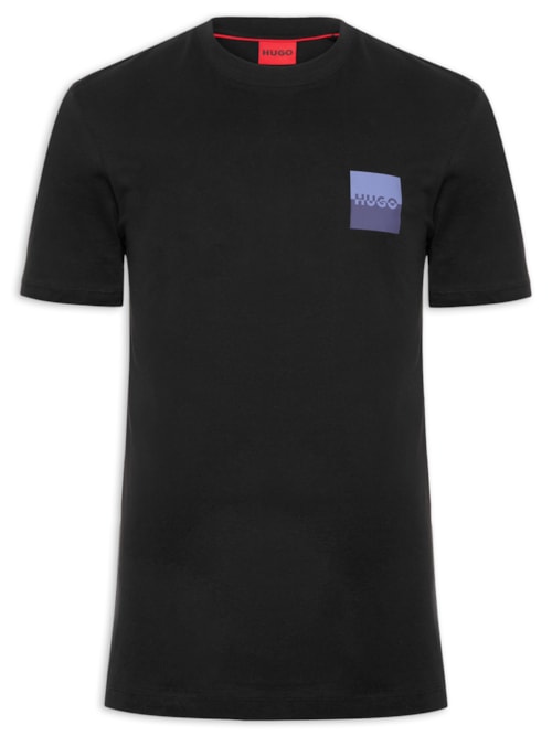 Camiseta Masculina Manga Curta Dapusi - Preto