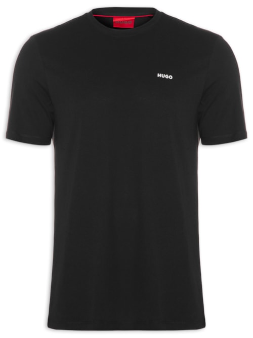 Camiseta Masculina Manga Curta Dero222 - Preto