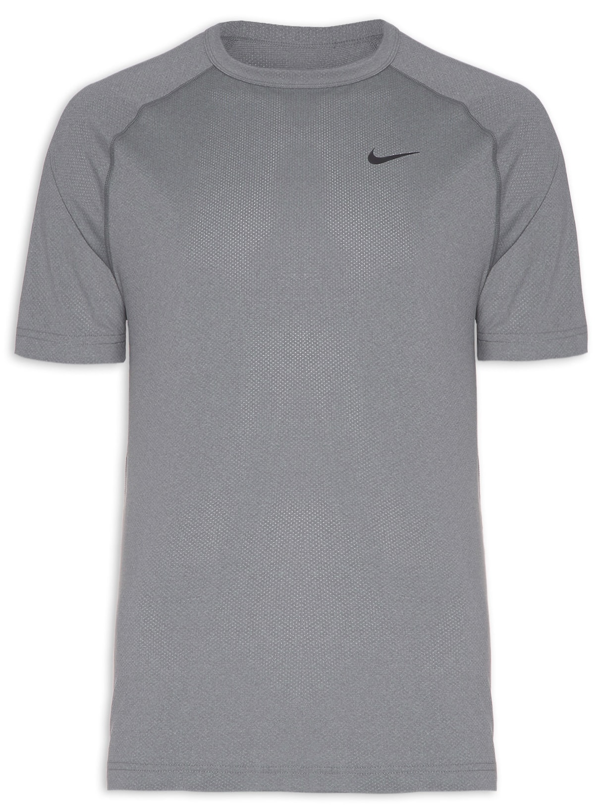 Camiseta Masculina Manga Curta Df Ready Ss Cinza Nike