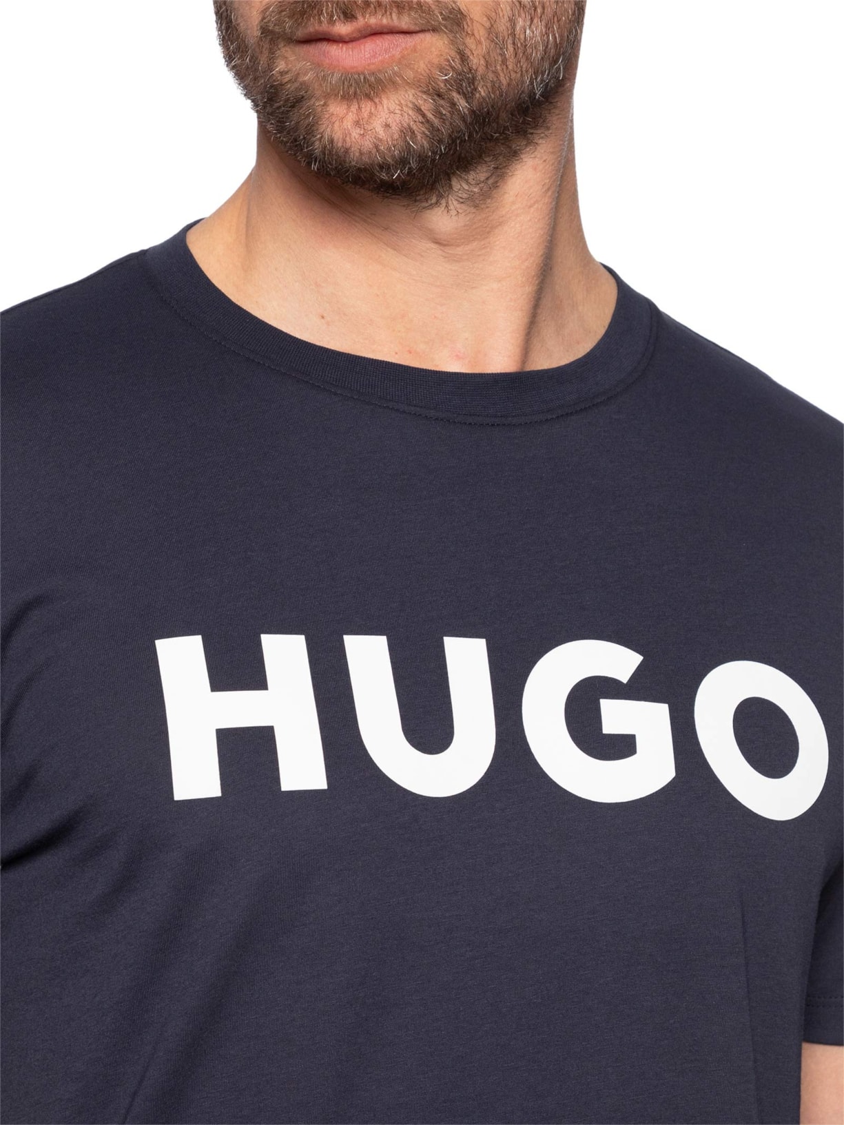 Camiseta Masculina Manga Curta Dilúvio Azul Hugo