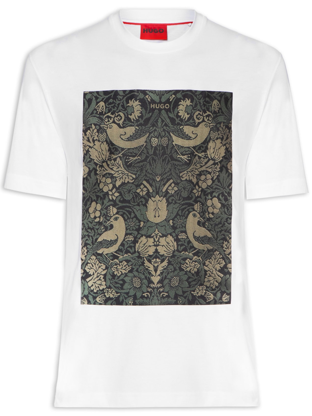 Camiseta Masculina Manga Curta Dipasly Branco Hugo