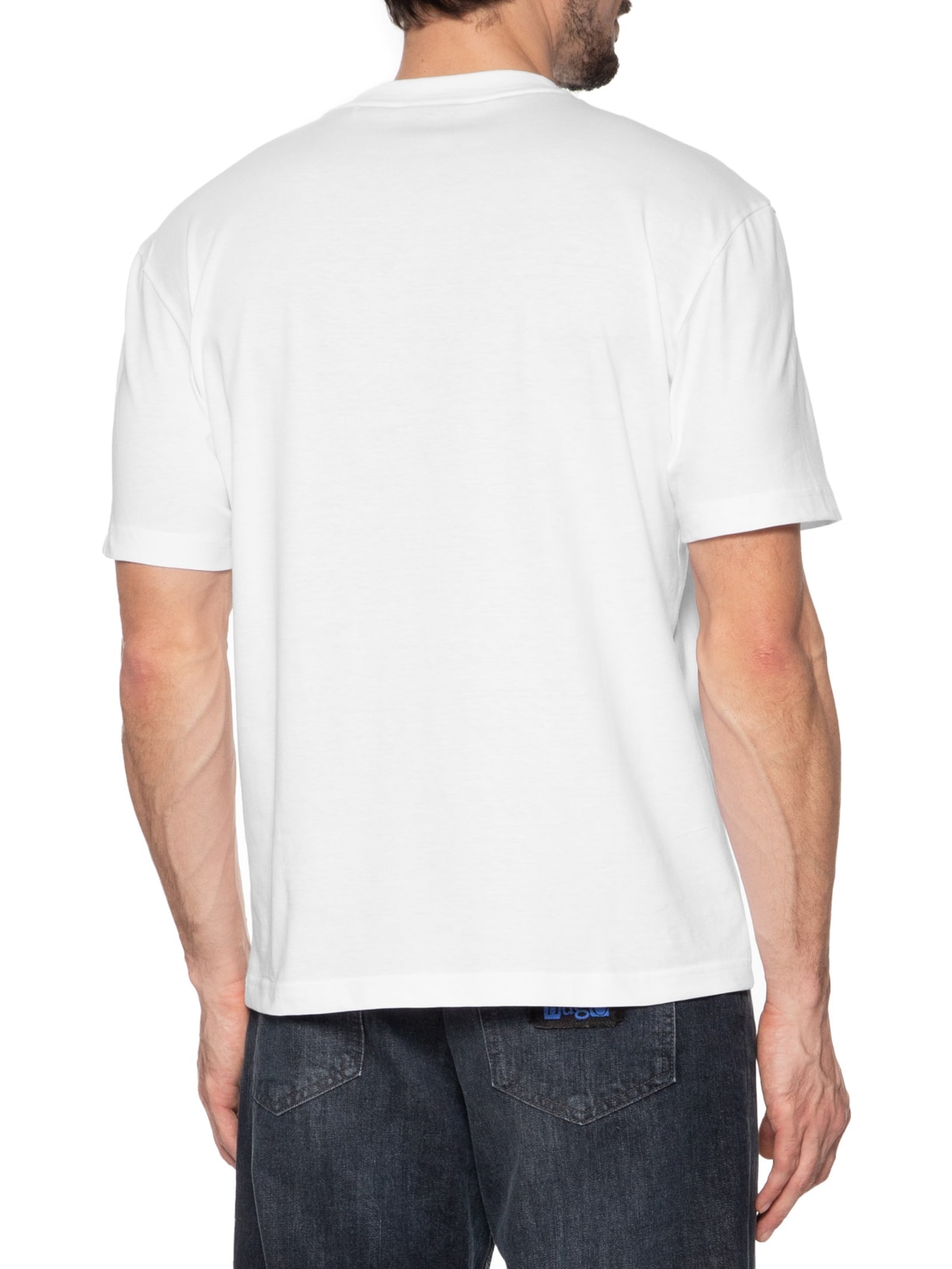 Camiseta Masculina Manga Curta Dipasly Branco Hugo