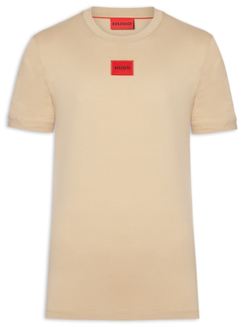 Camiseta Masculina Manga Curta Diragolino - Bege