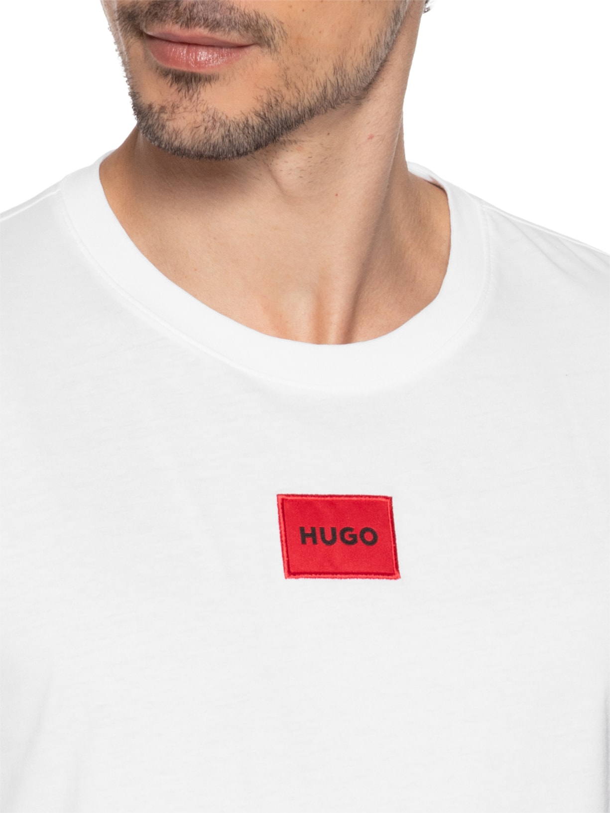 Camiseta Masculina Manga Curta Diragolino212 Branco Hugo