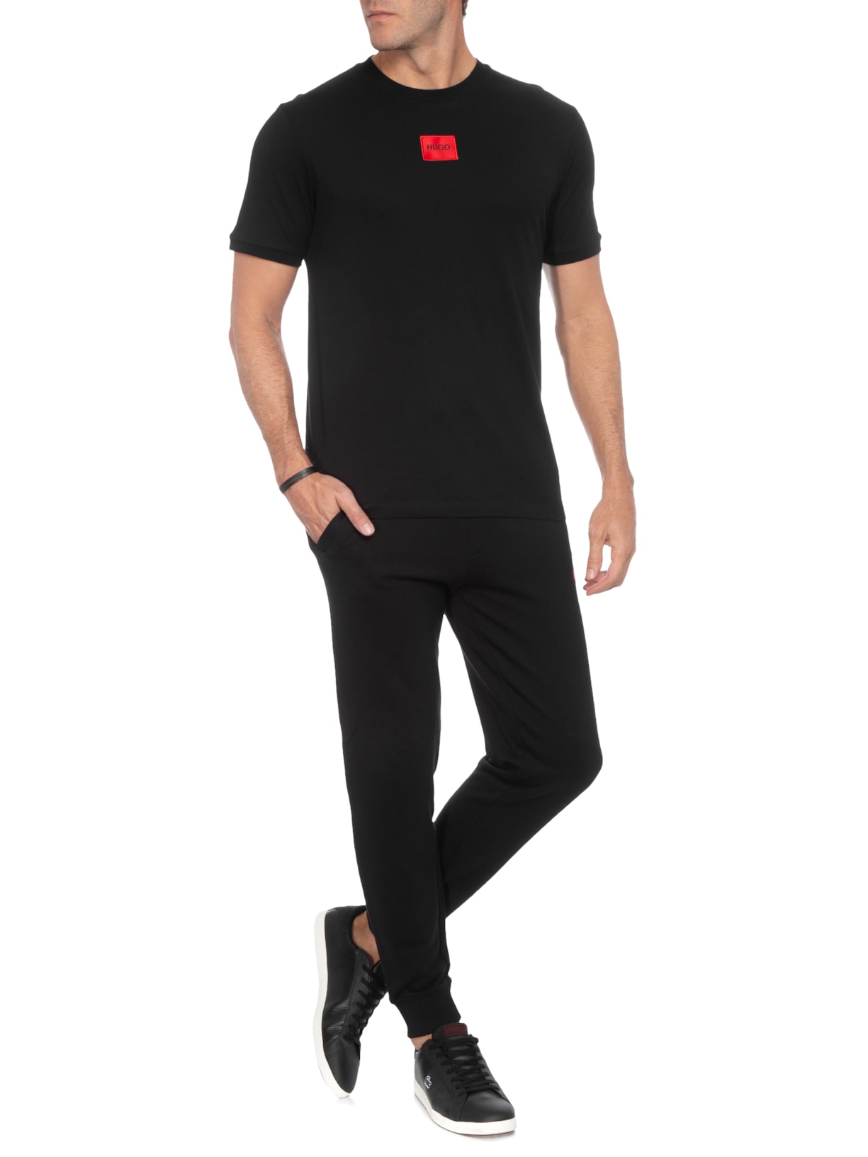 Camiseta Masculina Manga Curta Diragolino212 Preto Hugo