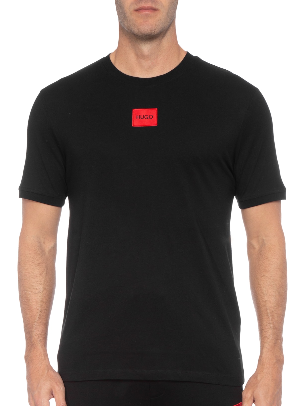 Camiseta Masculina Manga Curta Diragolino212 Preto Hugo