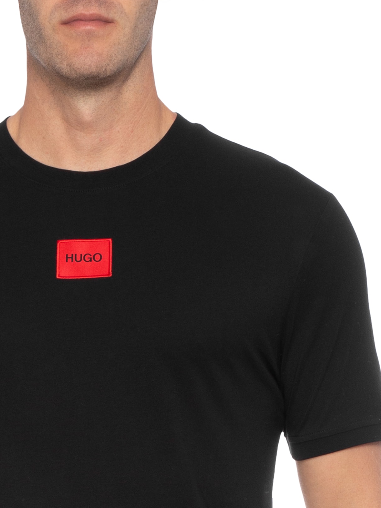 Camiseta Masculina Manga Curta Diragolino212 Preto Hugo