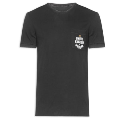 Camiseta Masculina Manga Curta Double Ipanema Kingdom - Preto