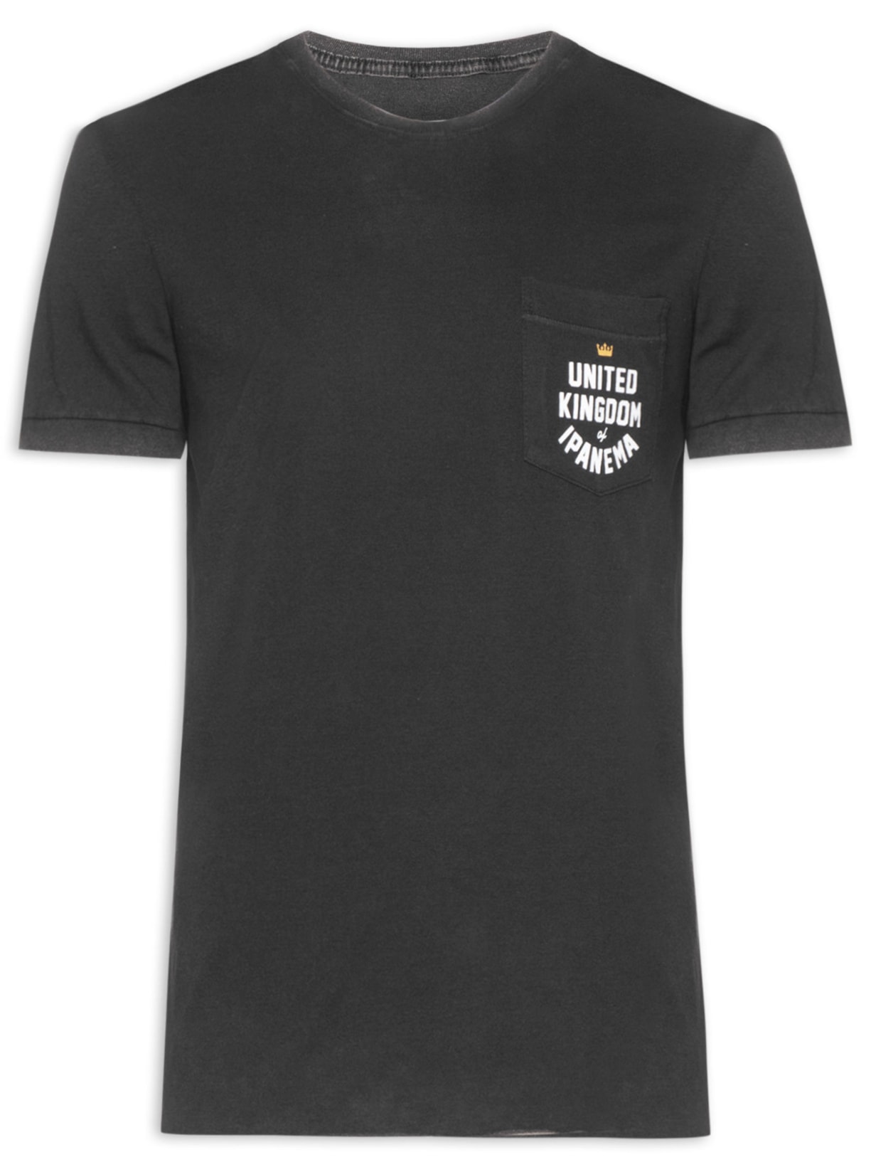 Camiseta Masculina Manga Curta Double Ipanema Kingdom - Preto