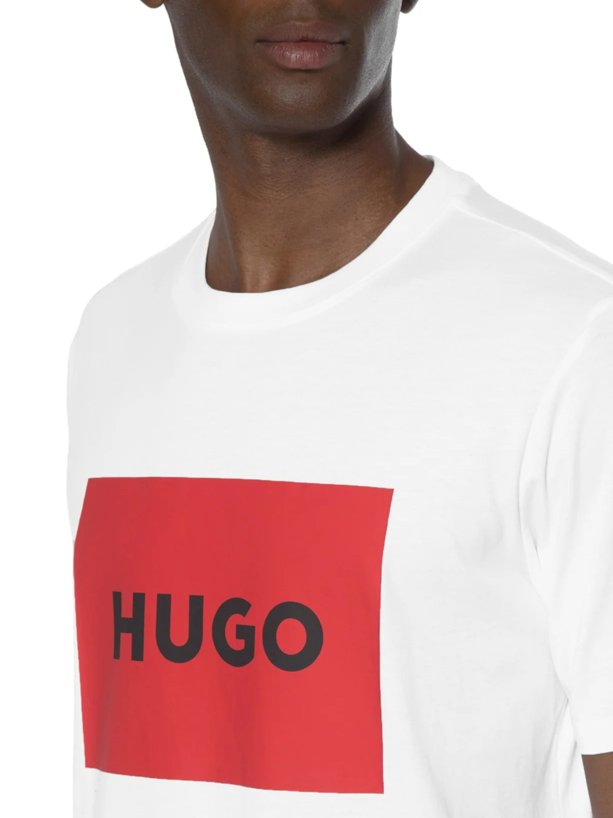 Camiseta Masculina Manga Curta Dulive222 Branco Hugo