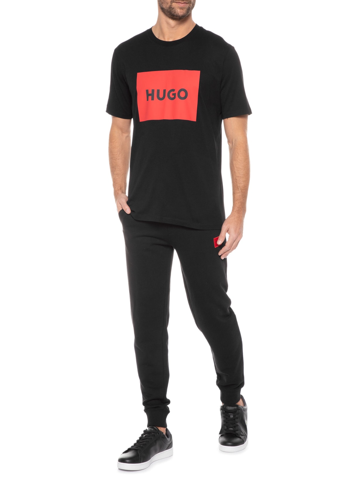 Camiseta Masculina Manga Curta Dulive222 Preto Hugo