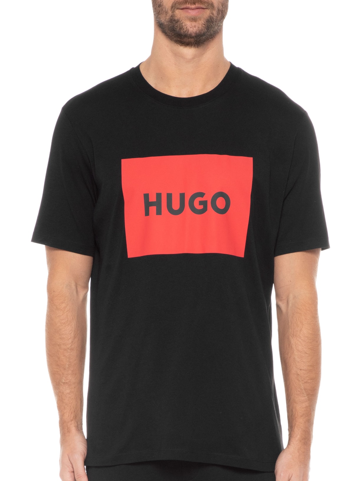 Camiseta Masculina Manga Curta Dulive222 Preto Hugo