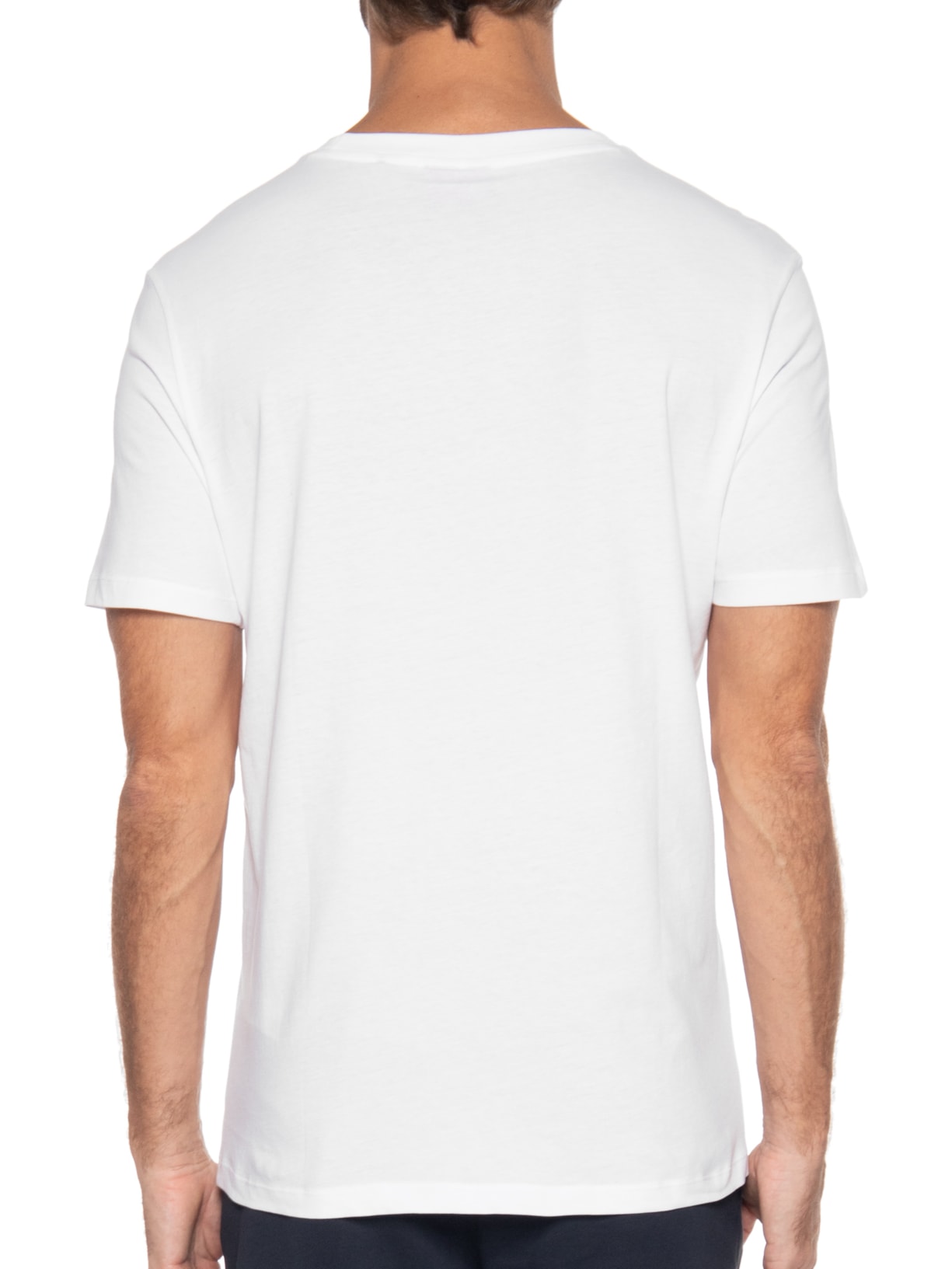 Camiseta Masculina Manga Curta Dulivio Branco Hugo