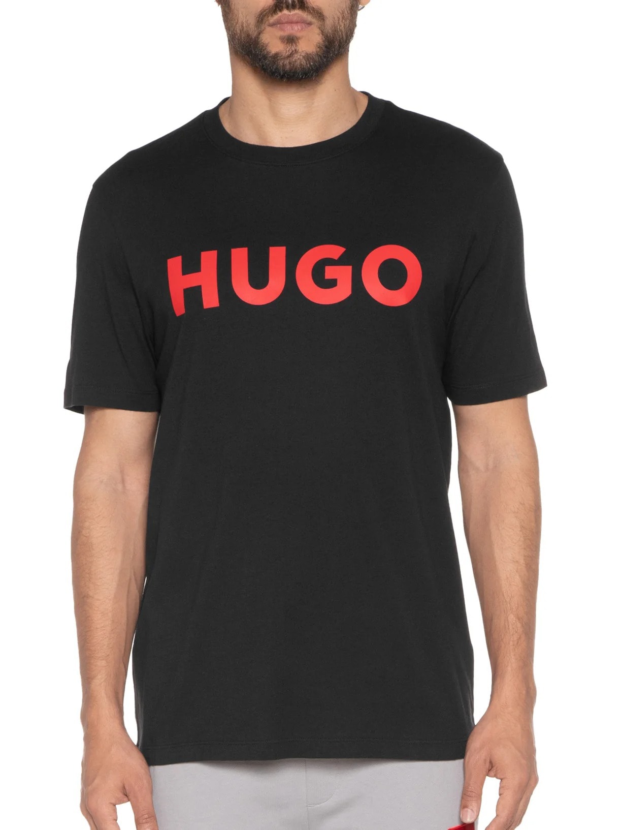 Camiseta Masculina Manga Curta Dulivio Preto Hugo