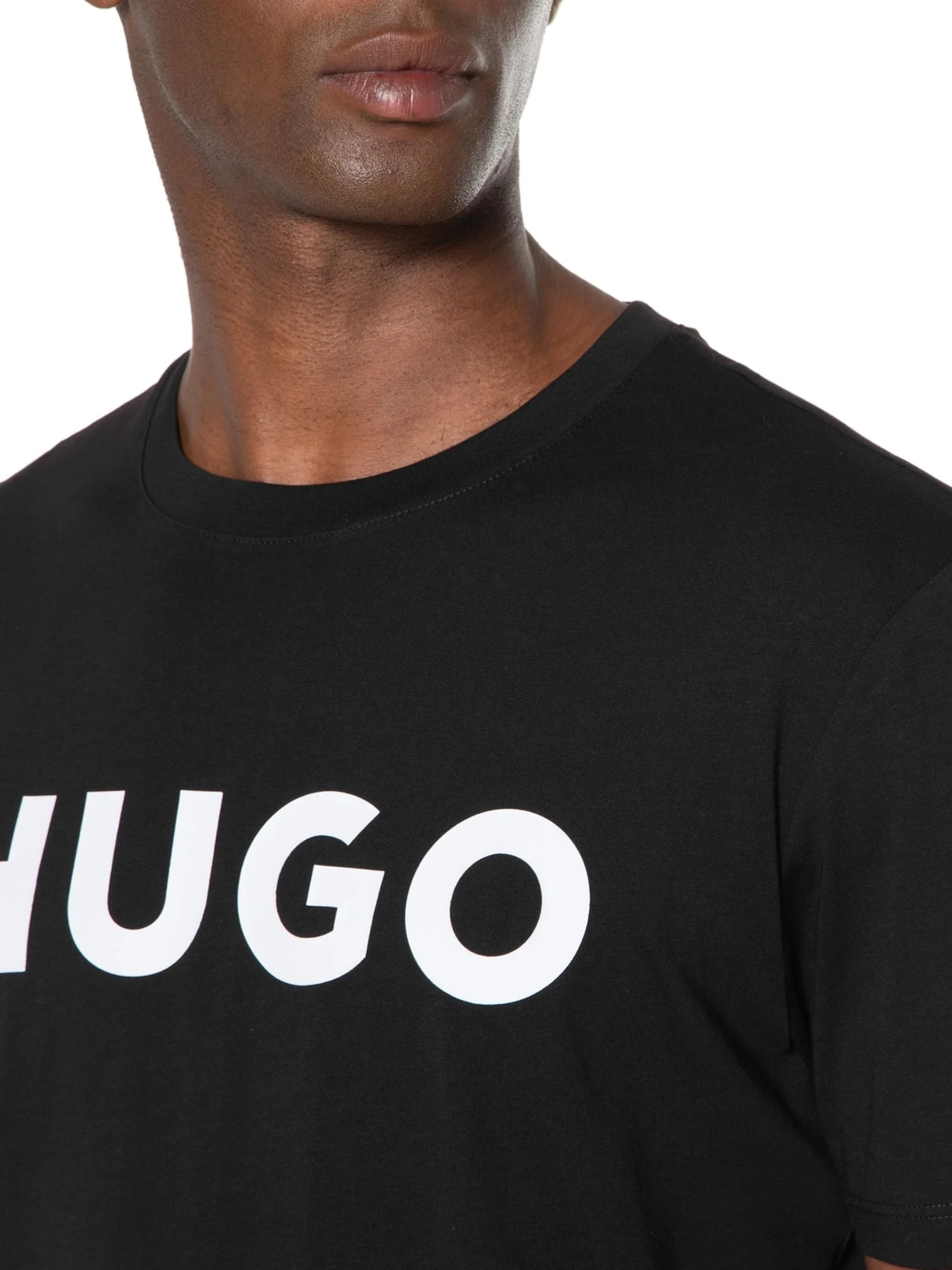 Camiseta Masculina Manga Curta Dulivio Preto Hugo