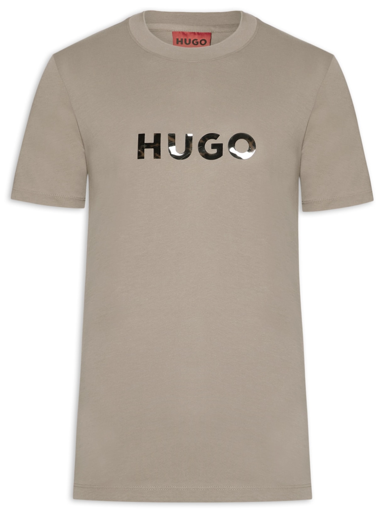 Camiseta Masculina Manga Curta Dumeo Bege Hugo