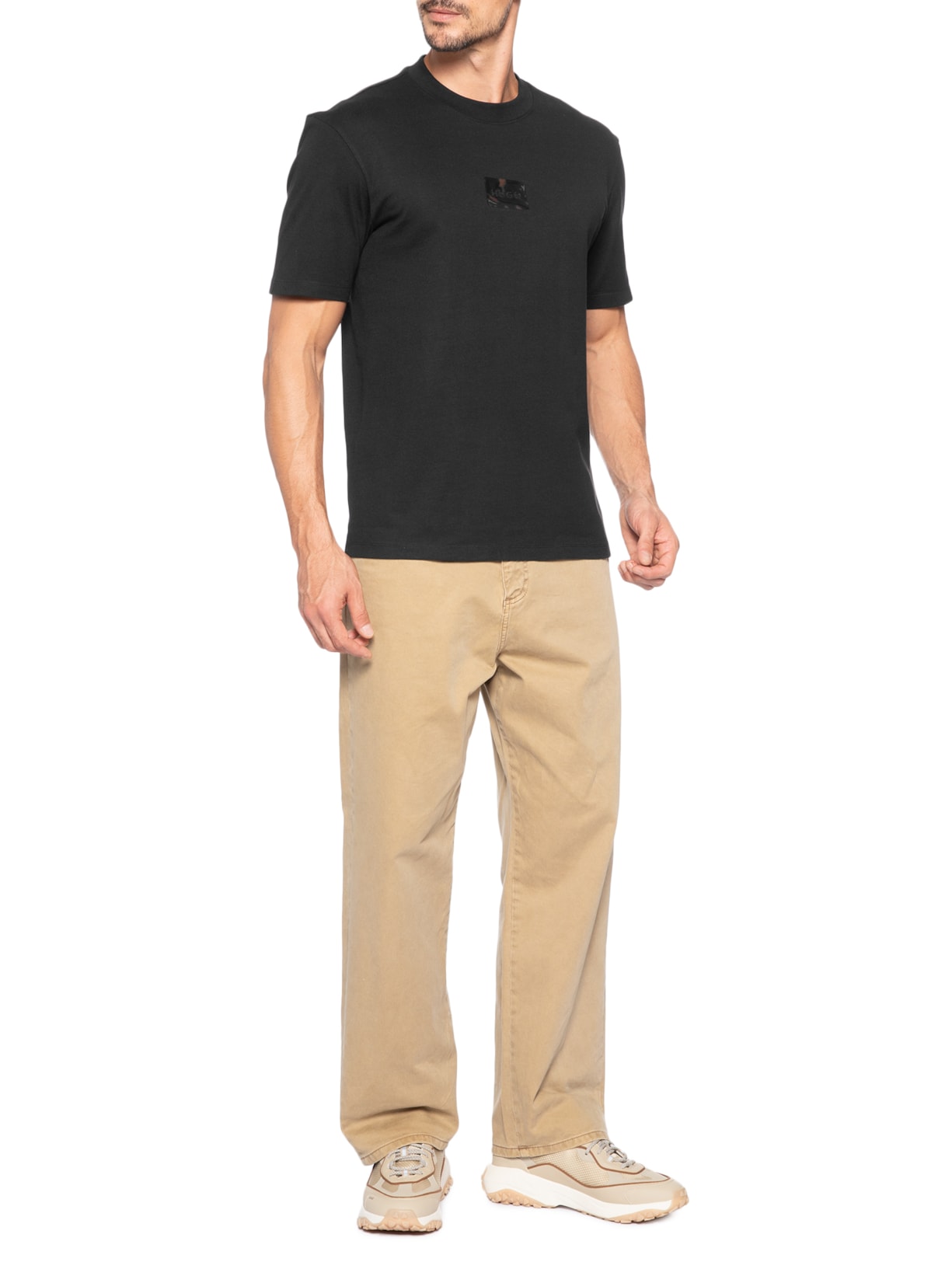 Camiseta Masculina Manga Curta Dumeron Preto Hugo