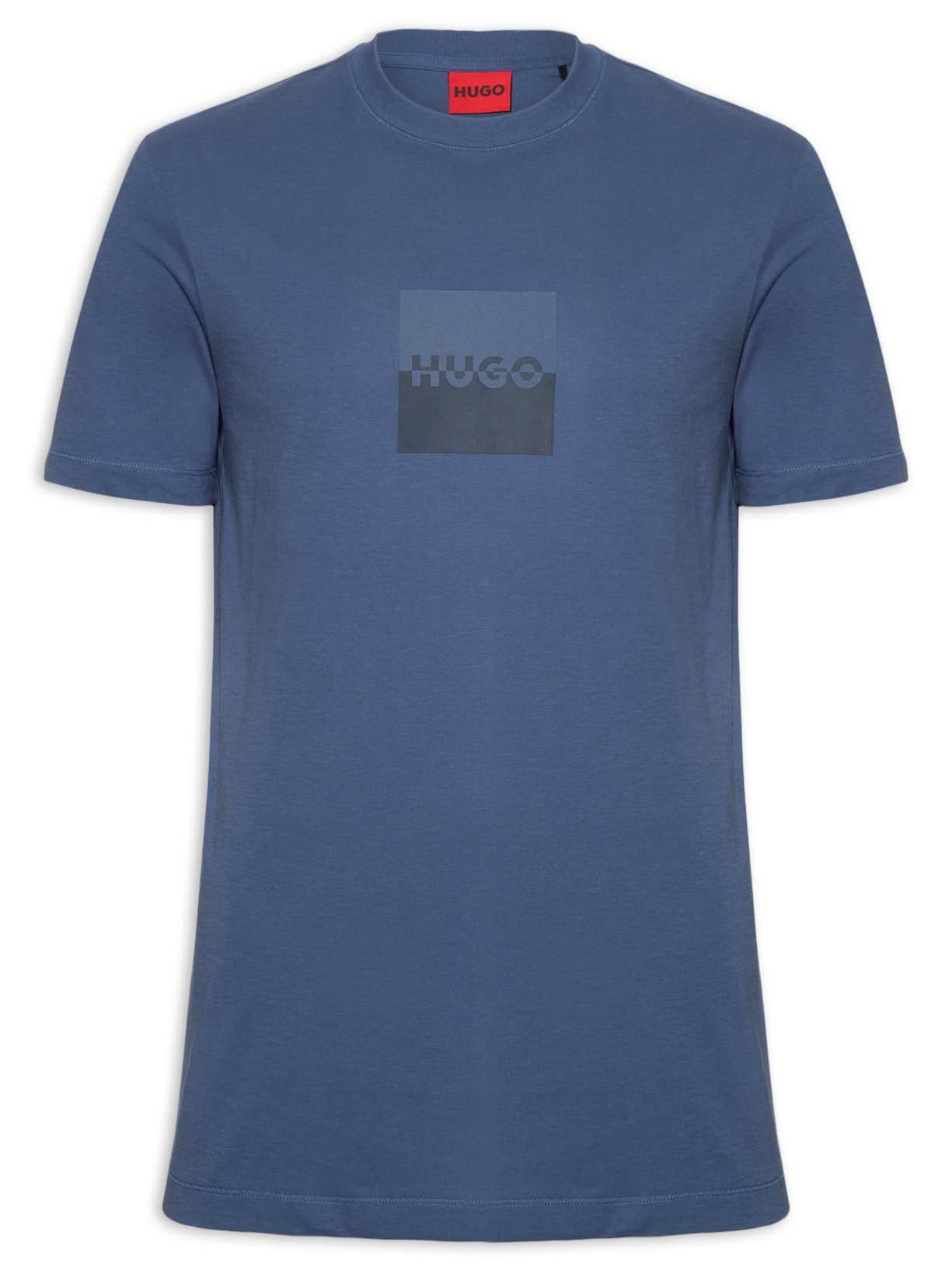 Camiseta Masculina Manga Curta Dusplit - Azul