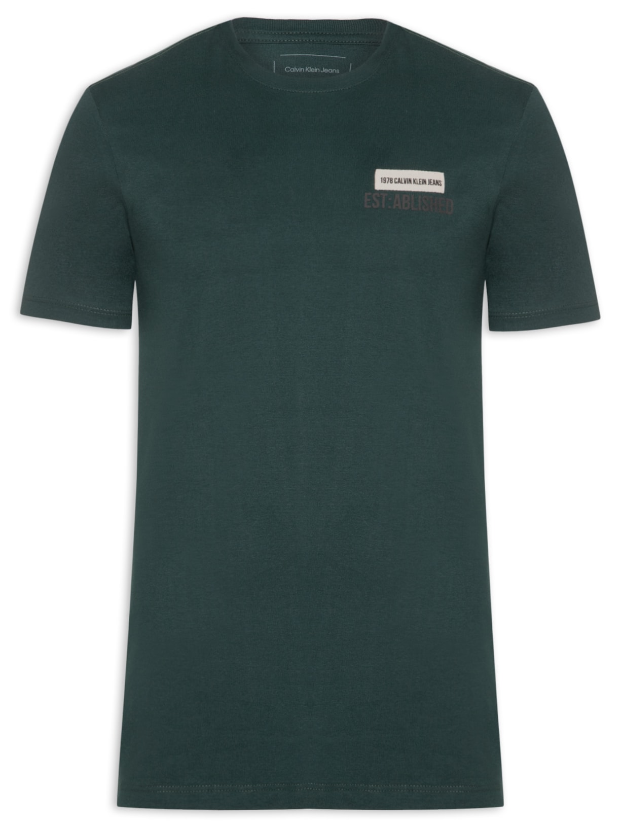 Camiseta Masculina Manga Curta Established - Verde