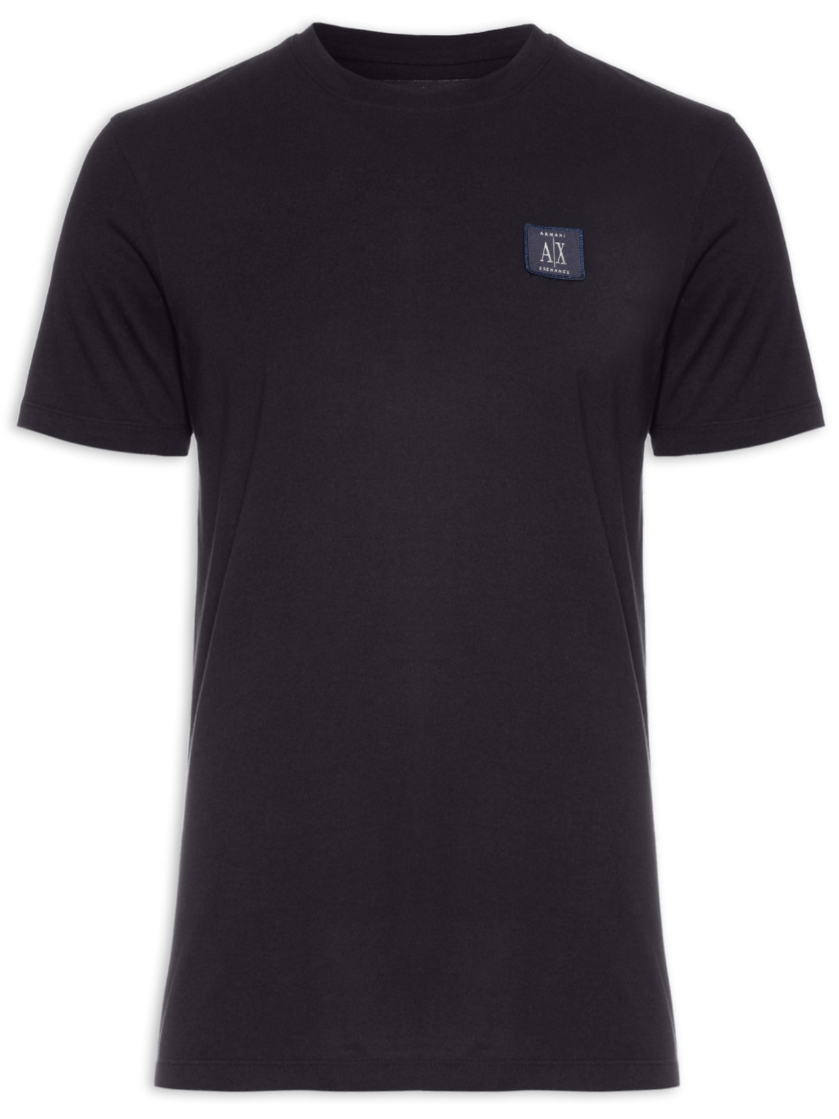 Camiseta Masculina Manga Curta Estampada - Azul