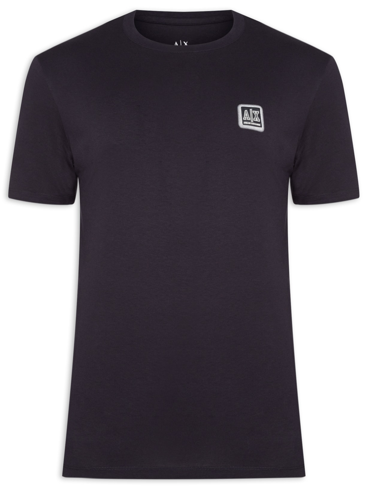 Camiseta Masculina Manga Curta Estampada - Azul