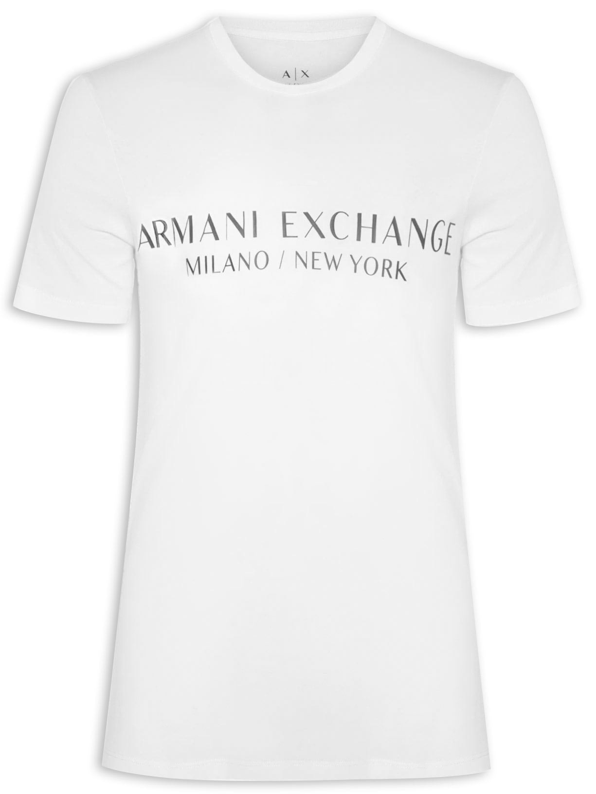 Camiseta Masculina Manga Curta Estampada - Branco