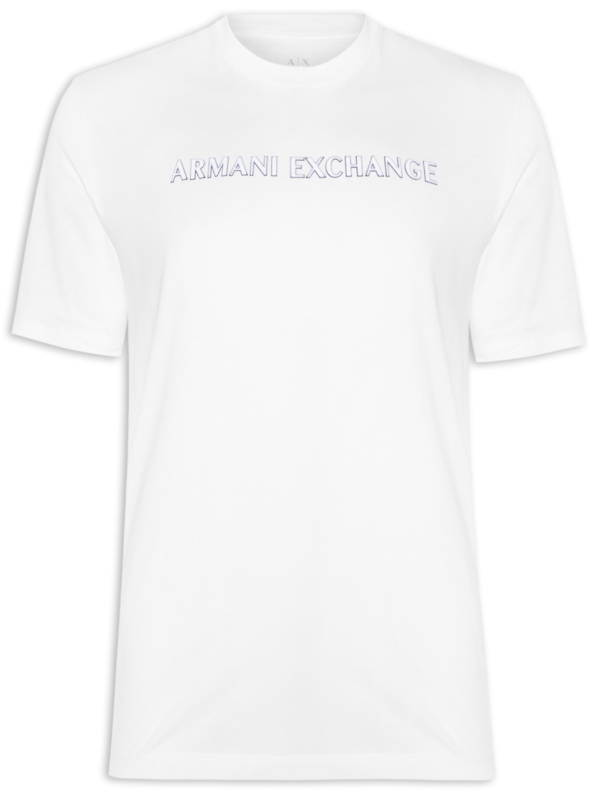 Camiseta Masculina Manga Curta Estampada - Branco