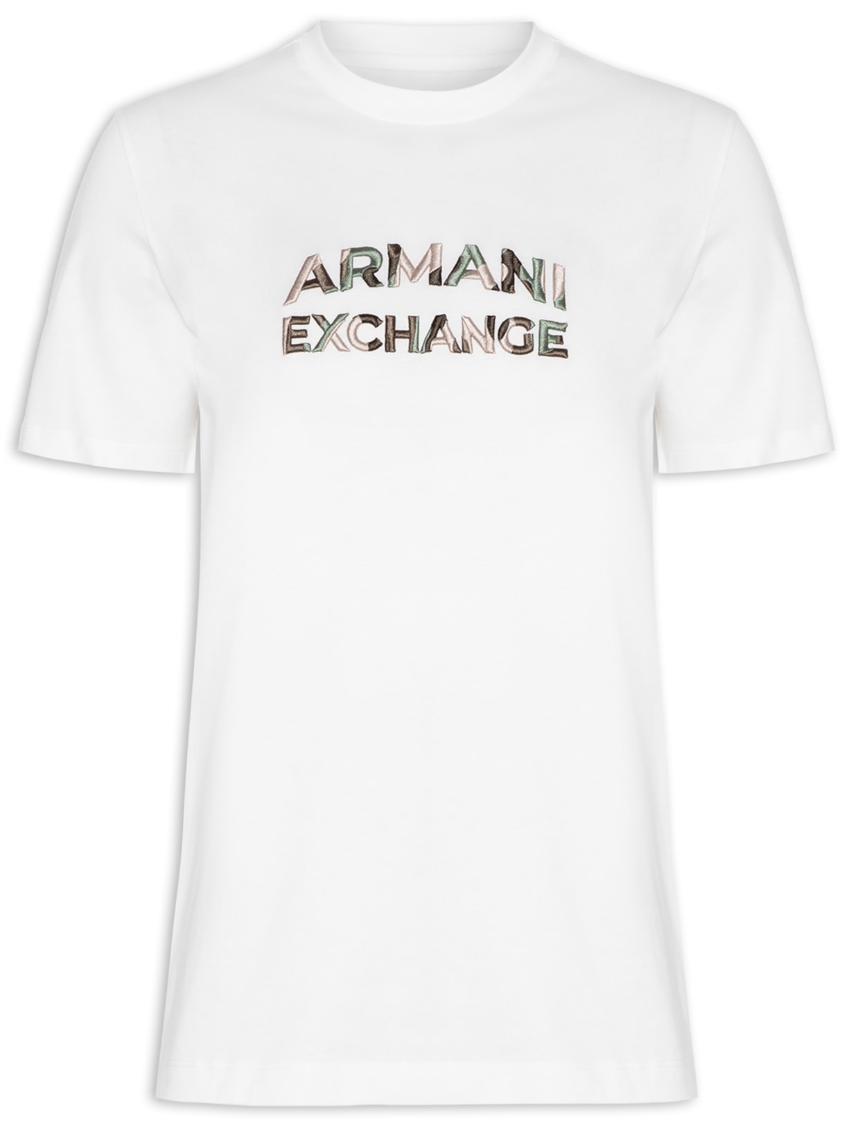 Camiseta Masculina Manga Curta Estampada - Branco