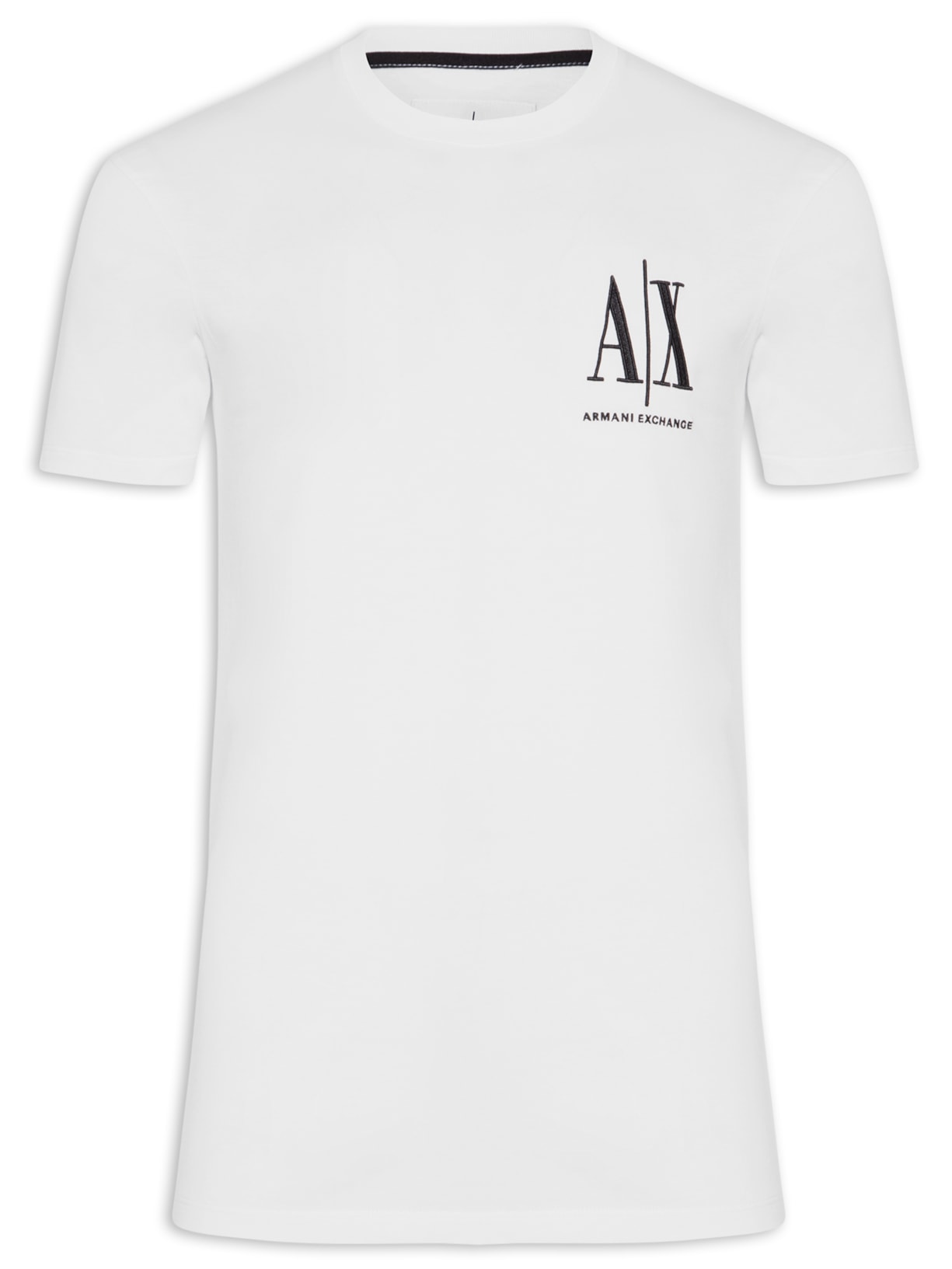 Camiseta Masculina Manga Curta Estampada - Branco