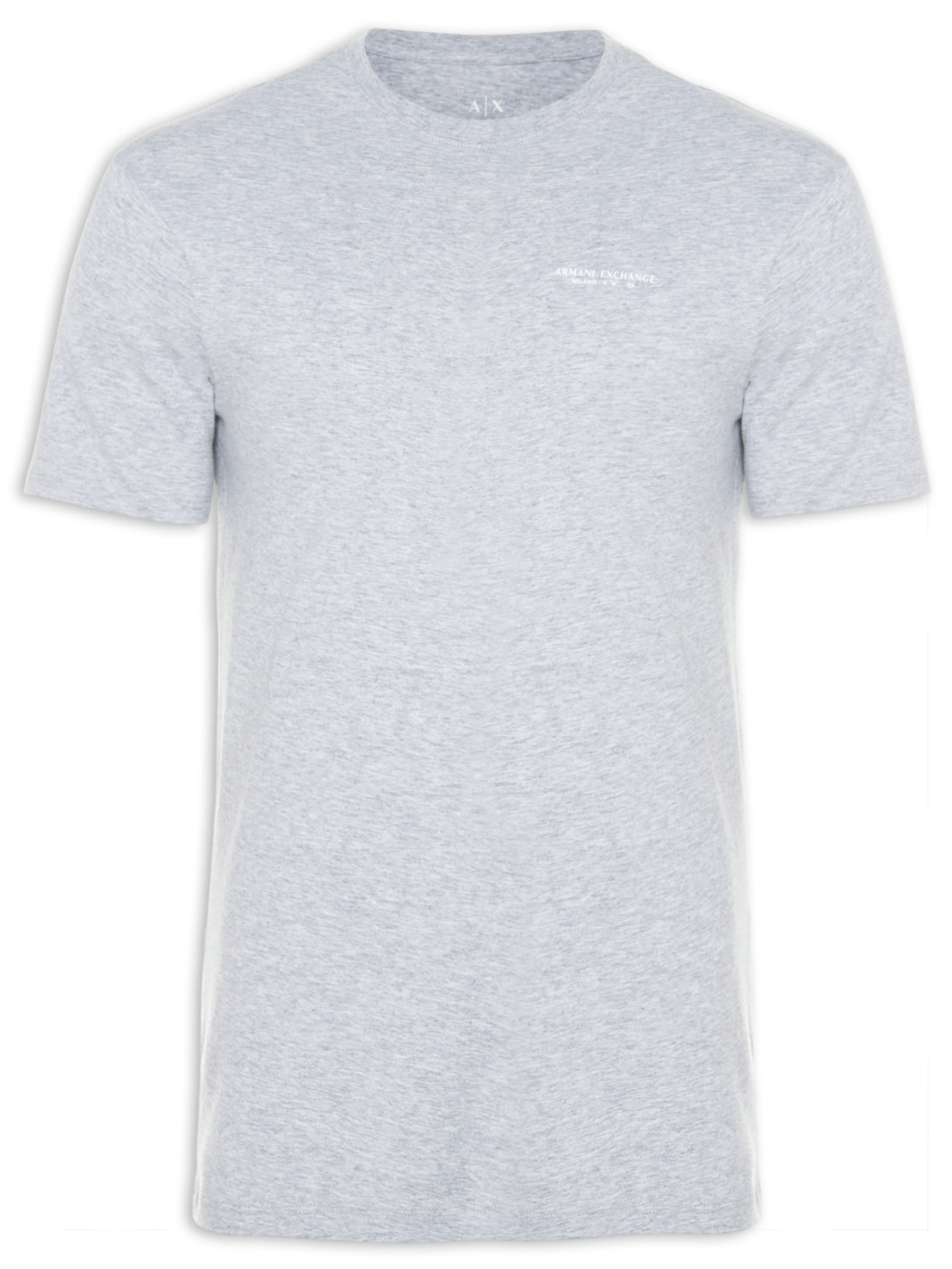 Camiseta Masculina Manga Curta Estampada - Cinza