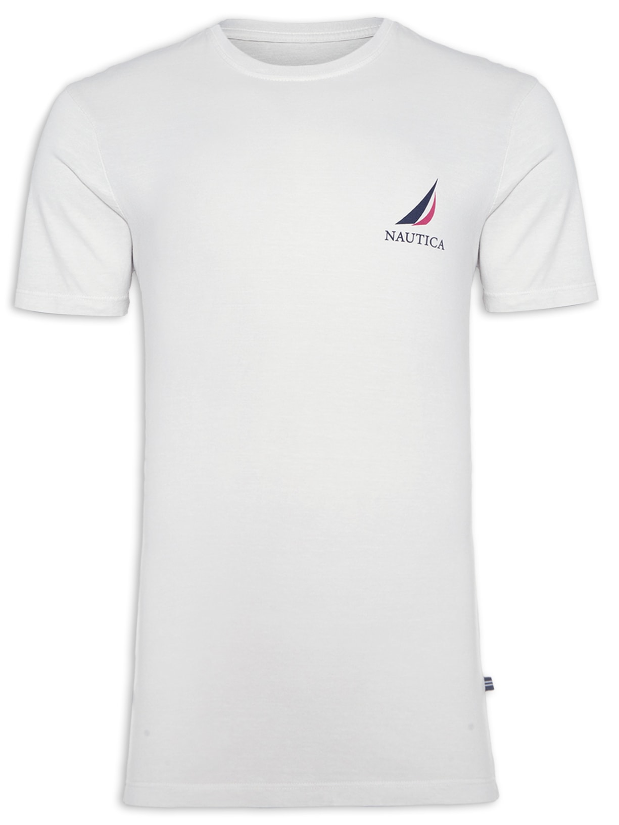 Camiseta Masculina Manga Curta Estampada - Off White