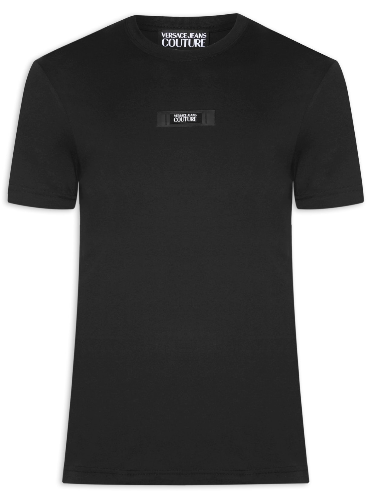 Camiseta Masculina Manga Curta Etiqueta - Preto