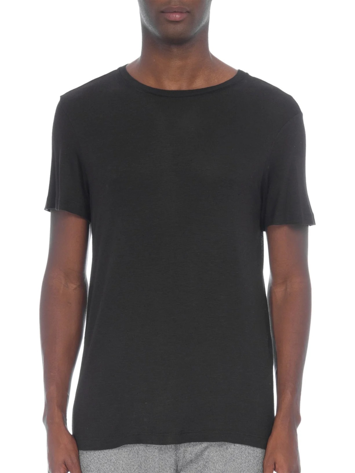Camiseta Masculina Manga Curta Gola Carca Perfect T  Preto Osklen