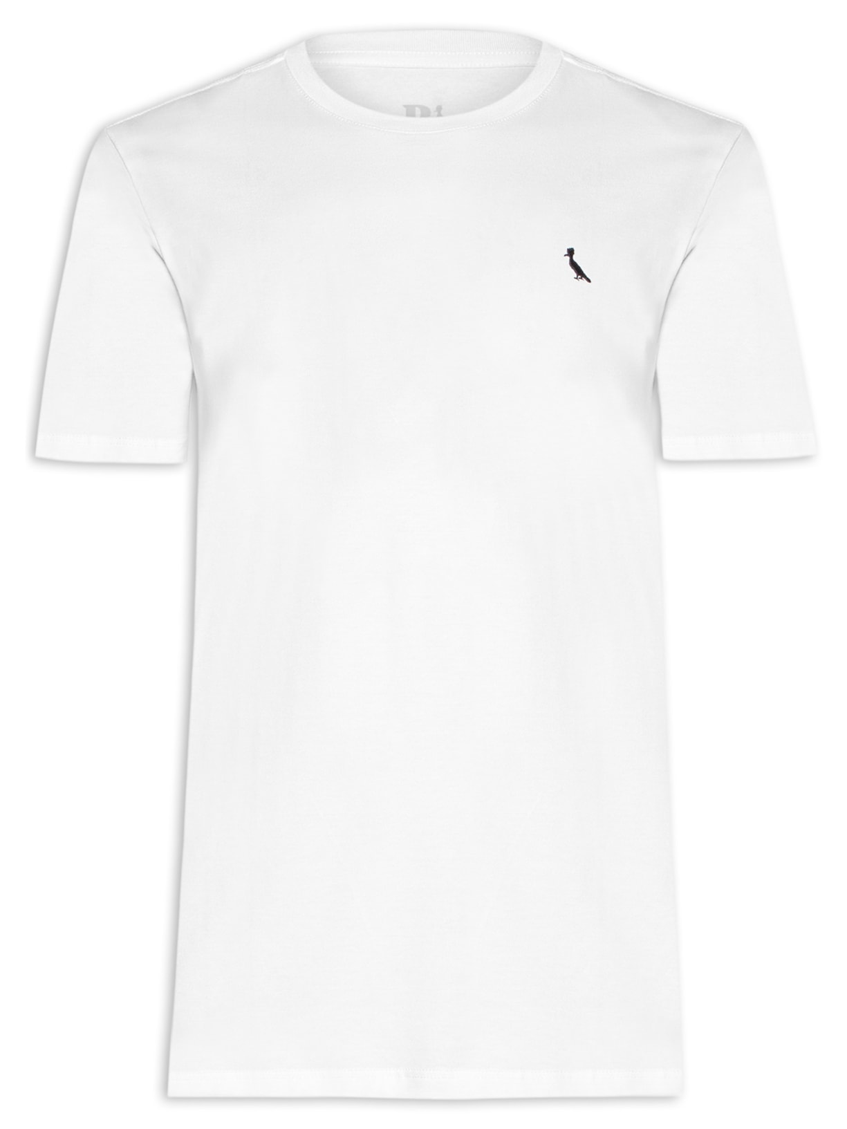 Camiseta Masculina Manga Curta Gola Care - Off White