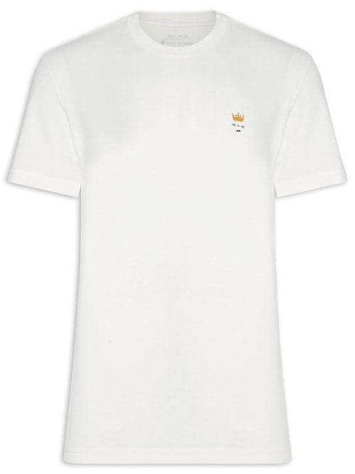 Camiseta Masculina Manga Curta Gola Careca 1989 Rj Made In Brazil - Branco