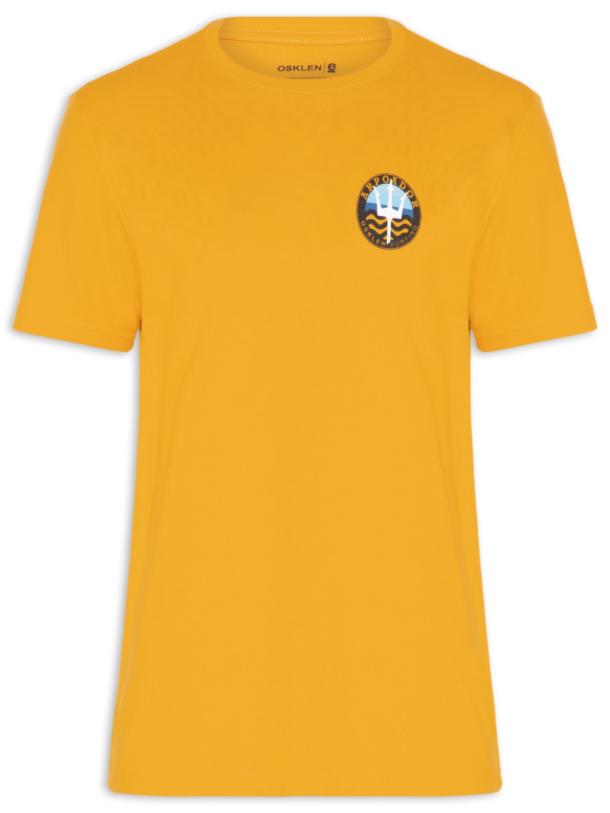 Camiseta Masculina Manga Curta Gola Careca Arpoador Symbol Over - Amarelo