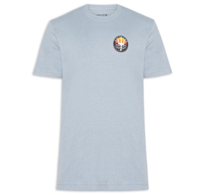 Camiseta Masculina Manga Curta Gola Careca Arpoador Symbol Over - Azul