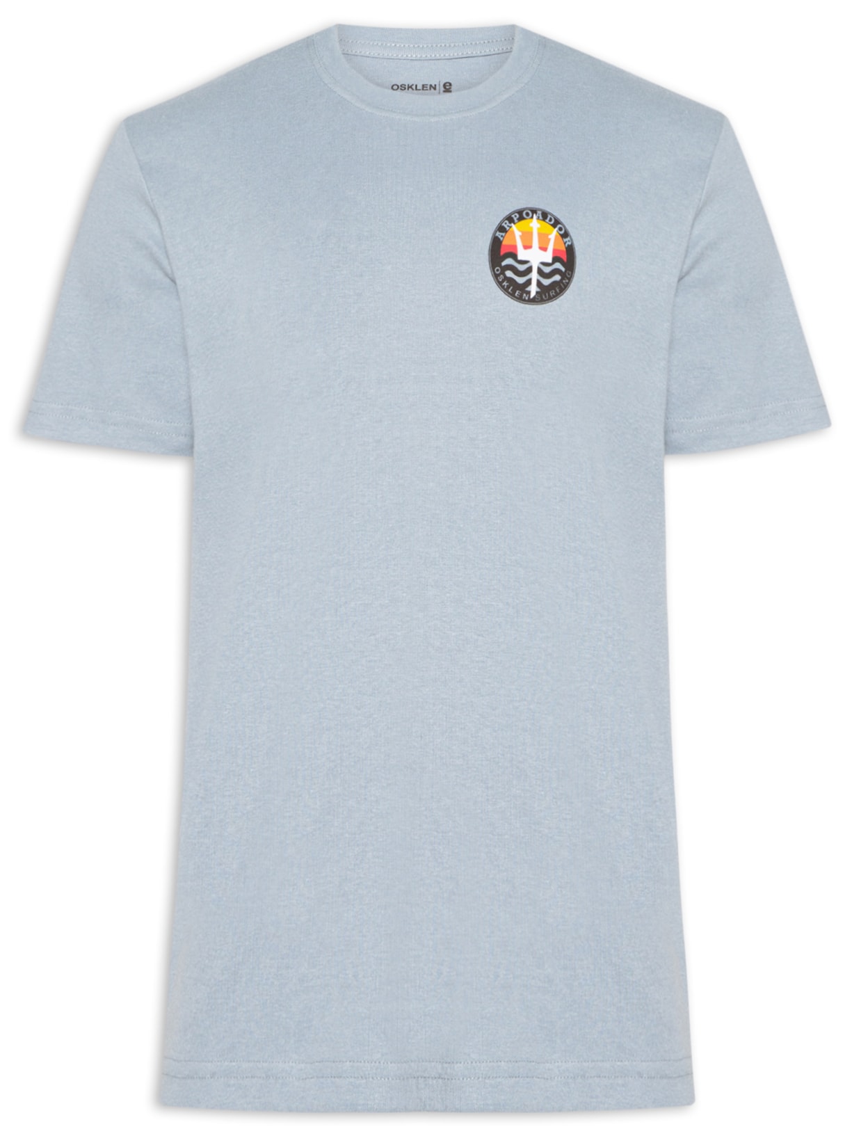 Camiseta Masculina Manga Curta Gola Careca Arpoador Symbol Over - Azul