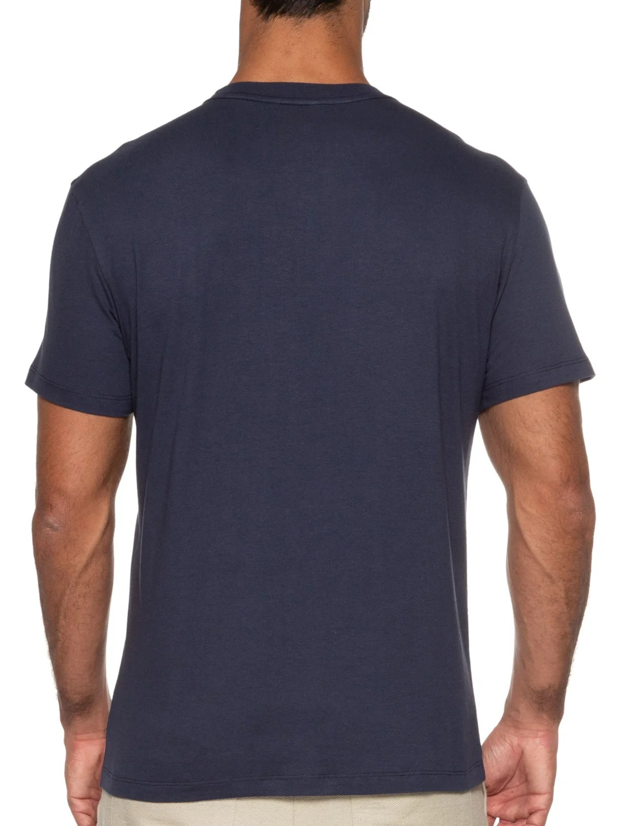 Camiseta Masculina Manga Curta Gola Careca Azul Reserva