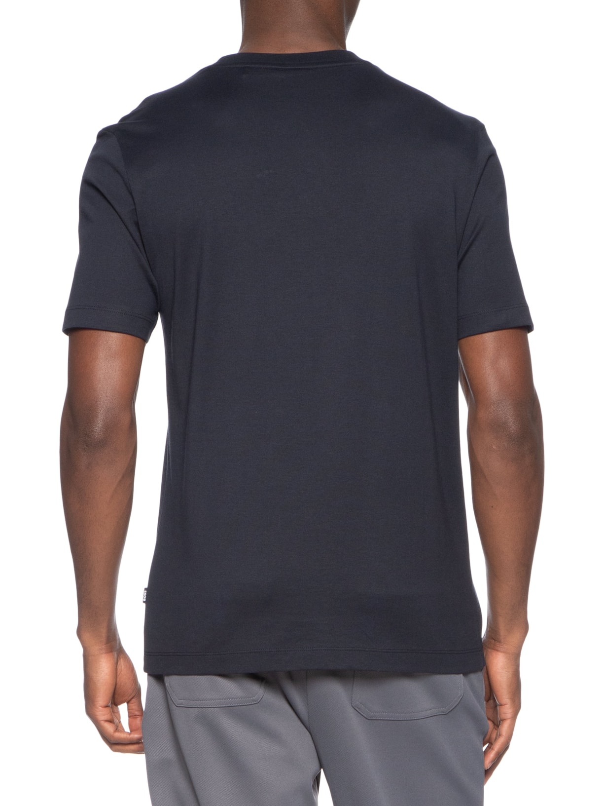 Camiseta Masculina Manga Curta Gola Careca C-Thompson  Azul Boss