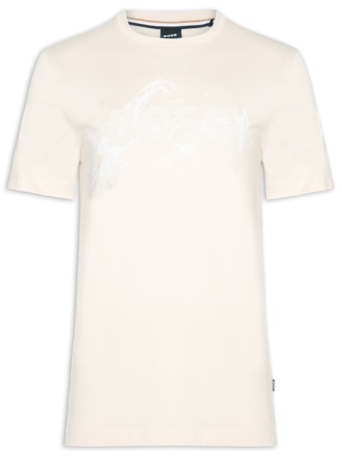 Camiseta Masculina Manga Curta Gola Careca C-Thompson - Branco