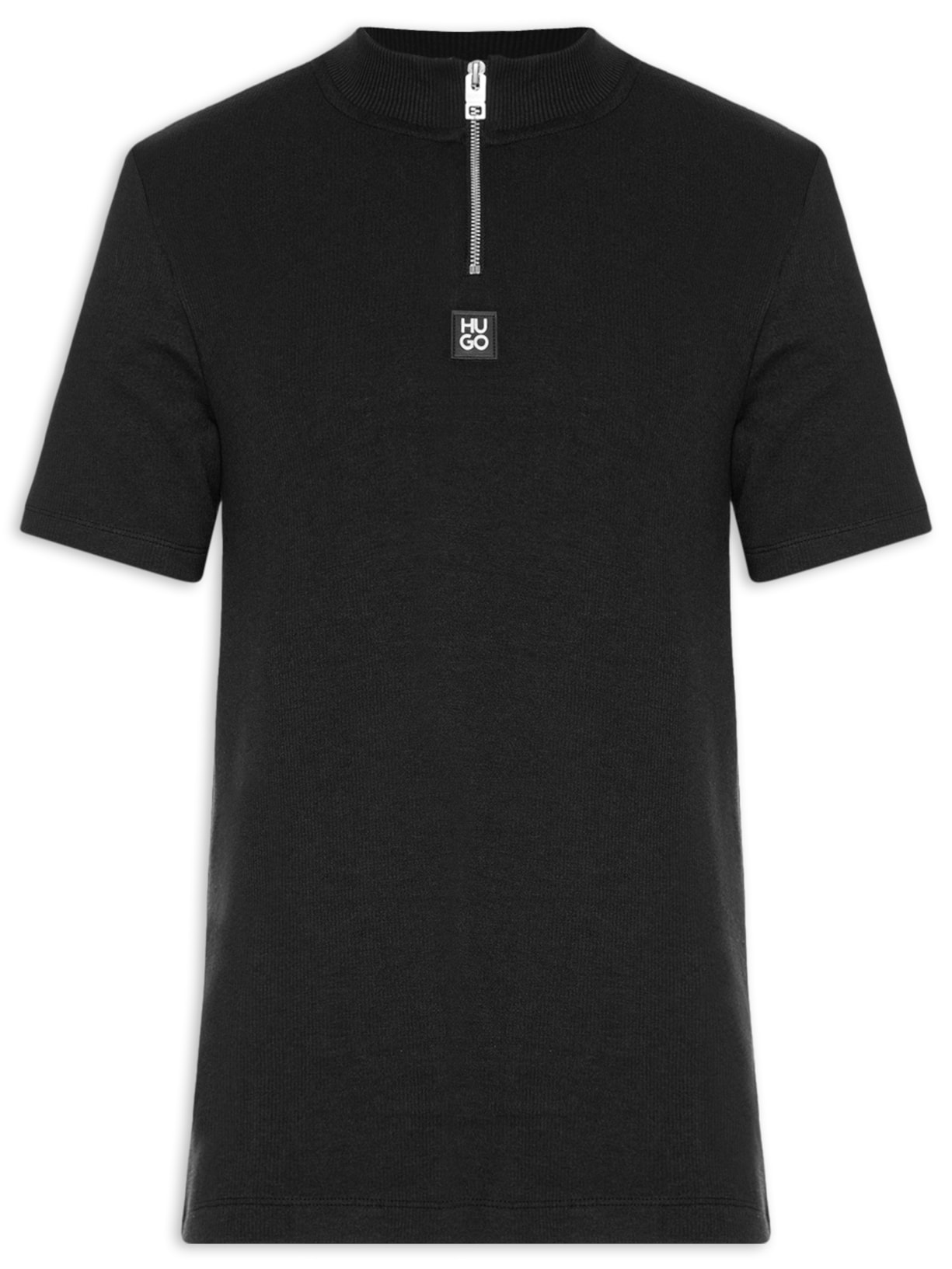 Camiseta Masculina Manga Curta Gola Careca Dabi Preto Hugo