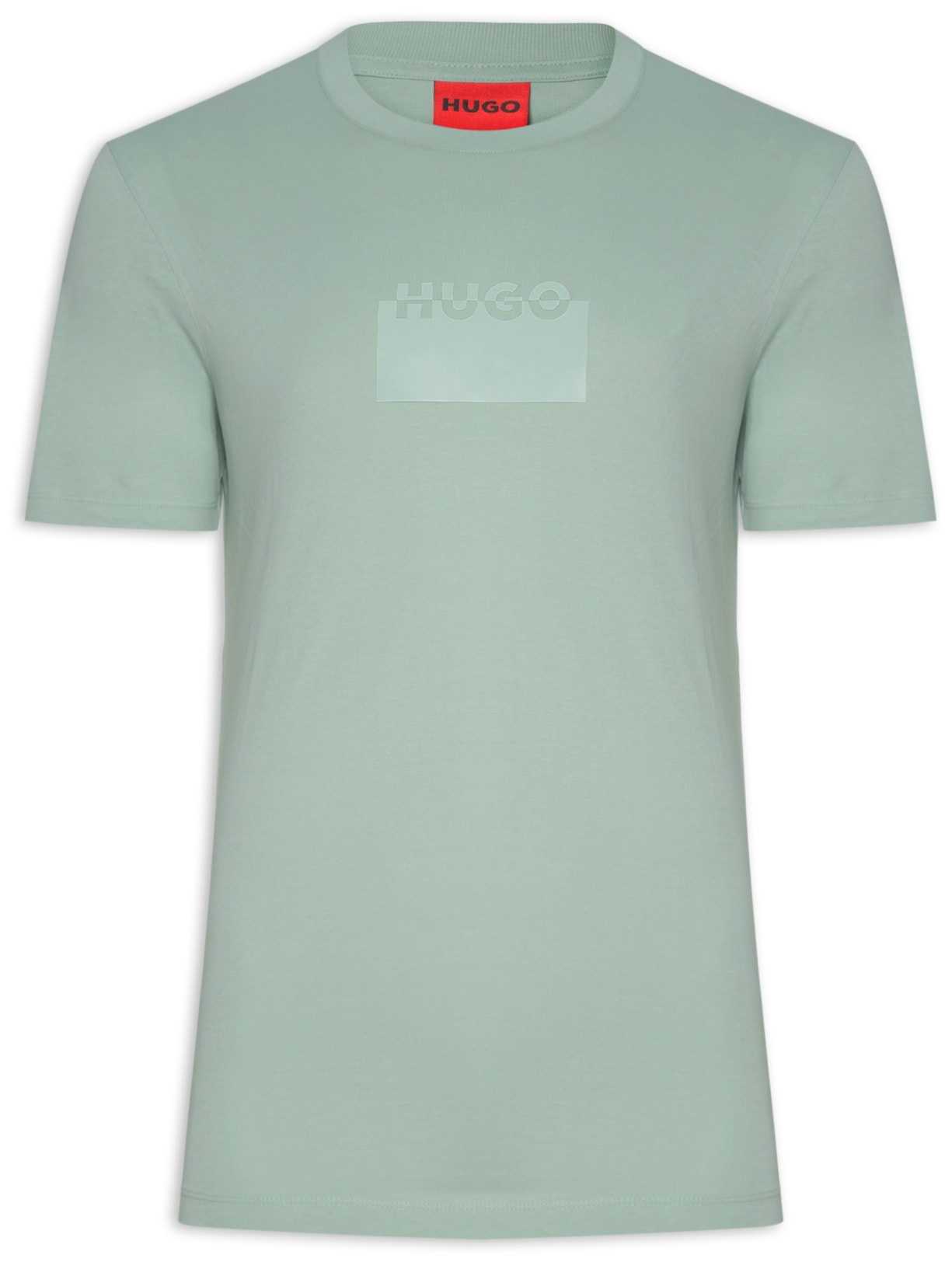 Camiseta Masculina Manga Curta Gola Careca Delastio Verde Hugo