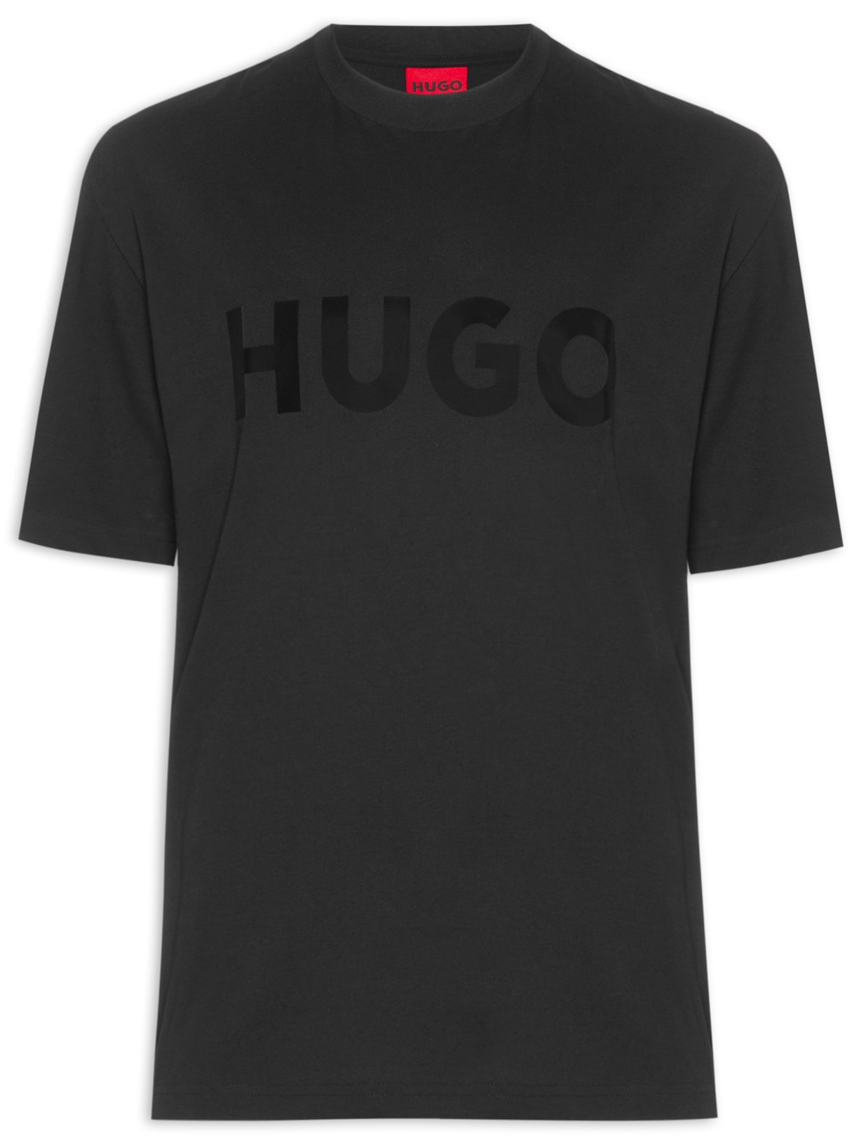 Camiseta Masculina Manga Curta Gola Careca Dinkee - Preto