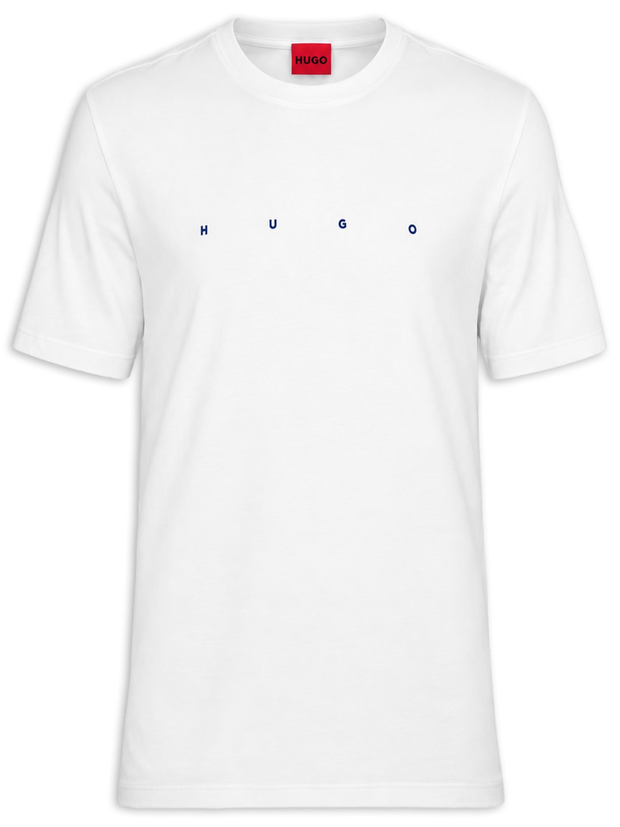 Camiseta Masculina Manga Curta Gola Careca Dorosi Branco Hugo