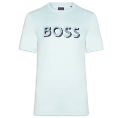 Camiseta Masculina Manga Curta Gola Careca H-Thompson - Azul